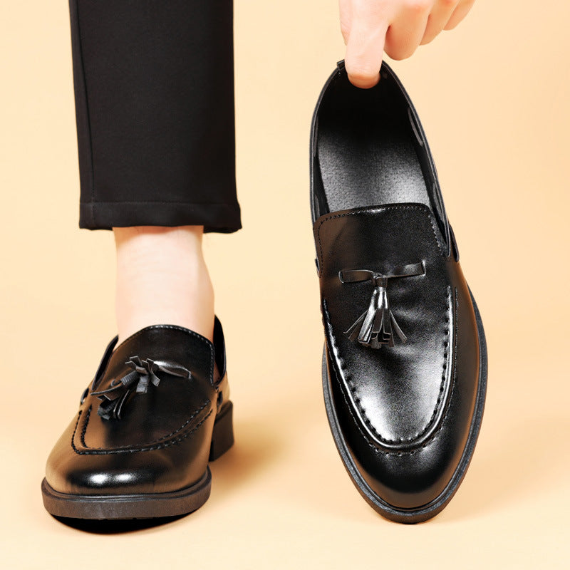 Men's Fringed Loafers - Versatile Leather Design 4
