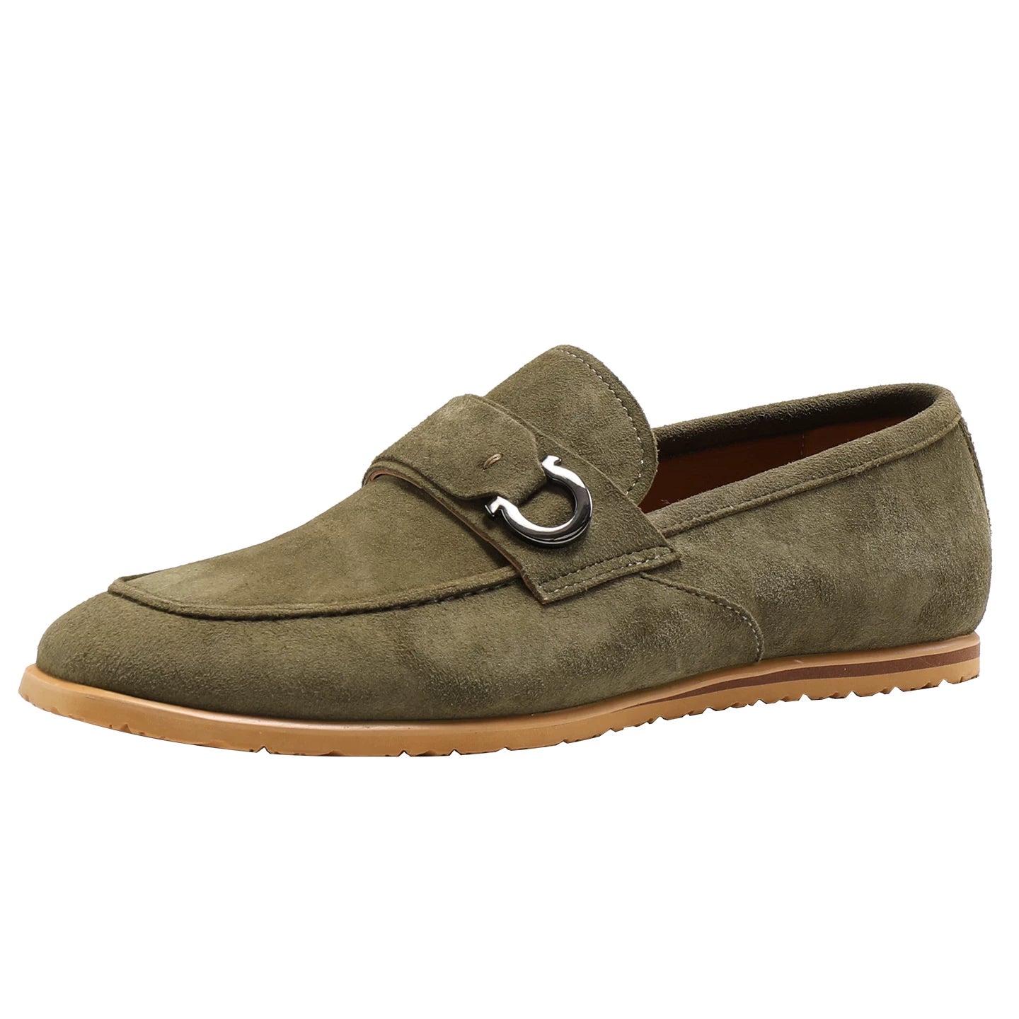 Men's Genuine Leather Loafers, Breathable, Slip-On