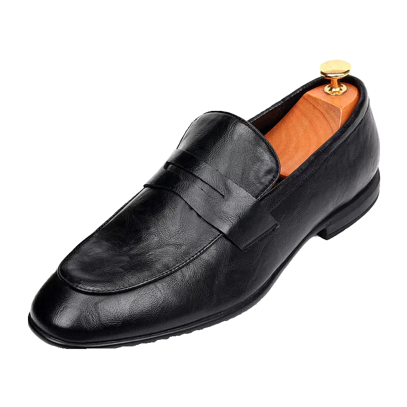 Men's Loafers, Slip-On, British Style