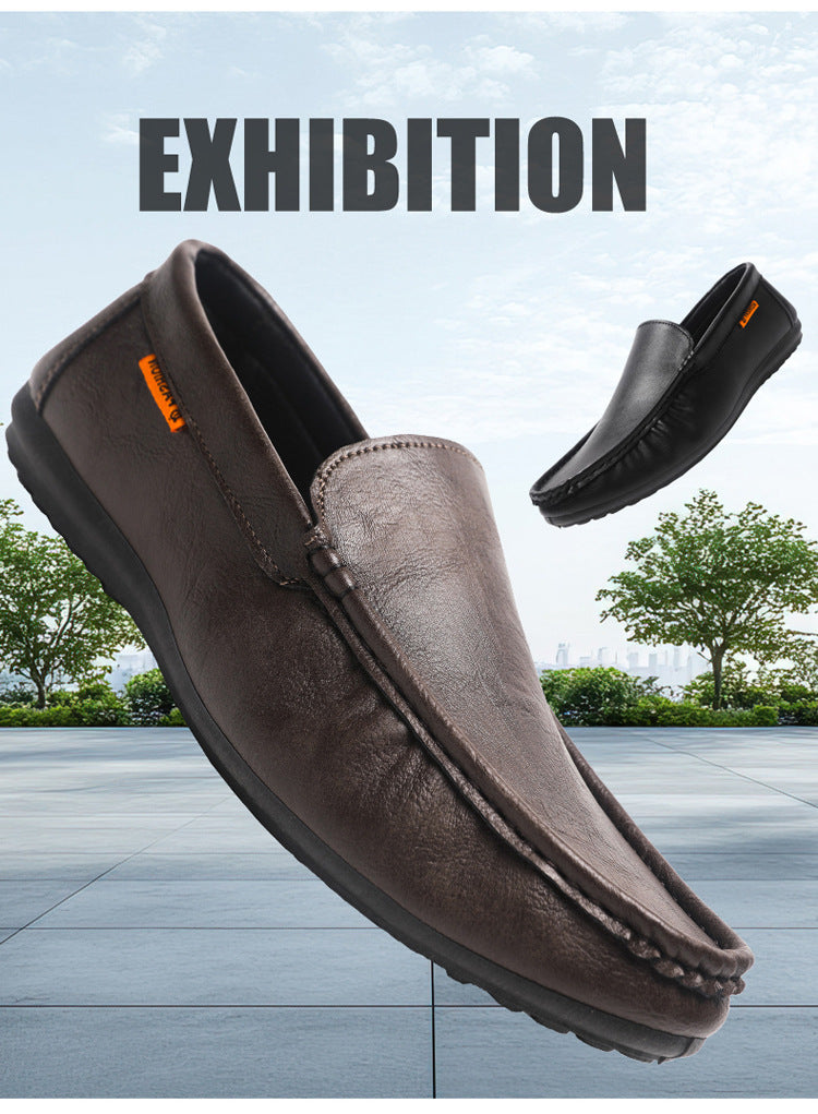 Spring autum social casual shoes trendy shoes beanie shoes men's lazy shoes loafers slip-on men's sh 7