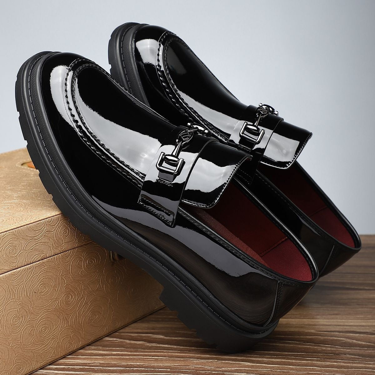 2026 spring new fashion men's casual business anti-slip wear-resistant slip-on loafers 26036 12