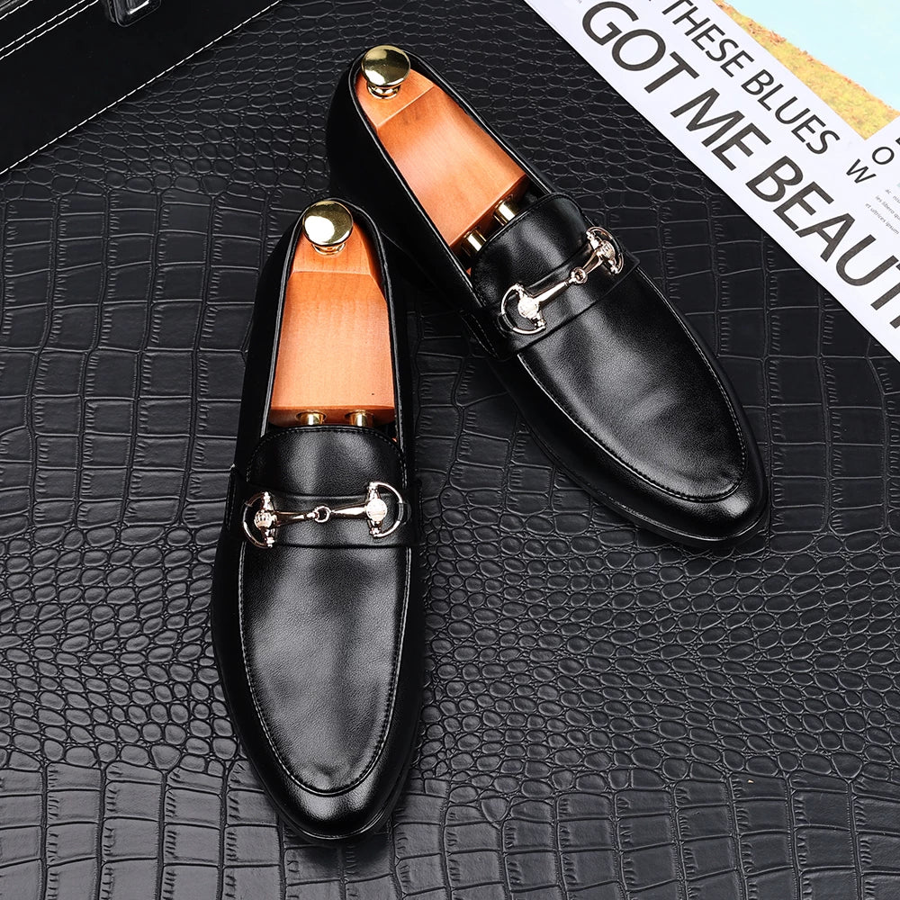 Men's Loafers, Height Increasing, Pointed Toe