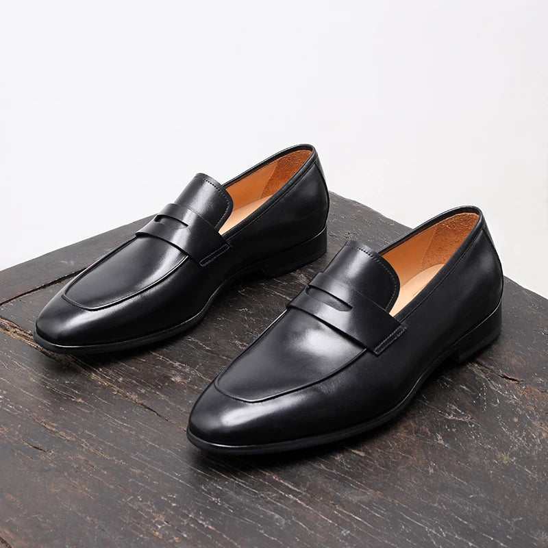 Men's Loafers, Handmade, Slip-On