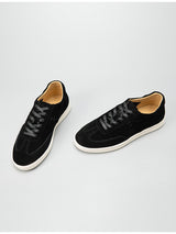 Zhenxian european station summer retro genuine leather guangzhou handmade pure color casual shoes fashiontrendy men's shoes easiest for match sneakers