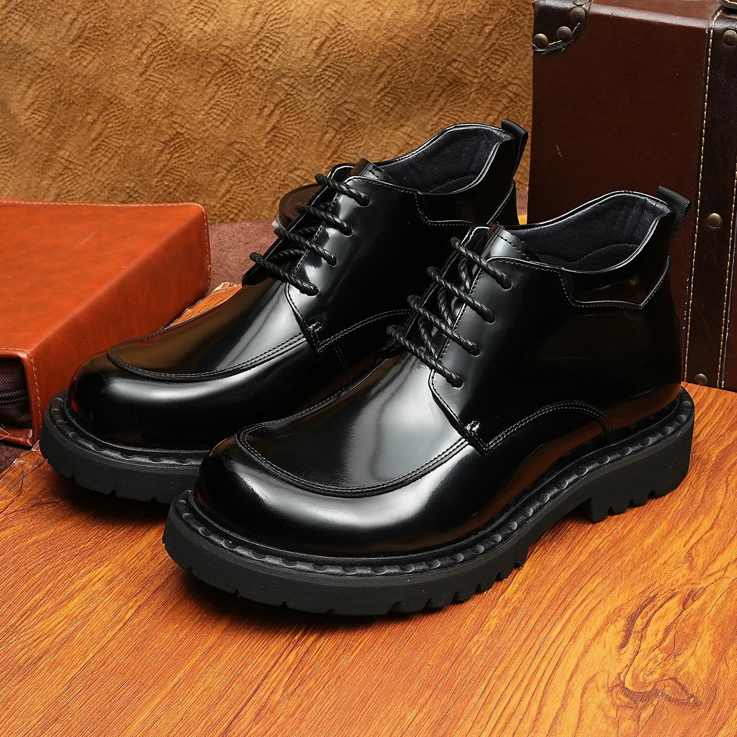 Men's Genuine Leather Martin Boots, British Style