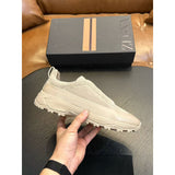 Cross-border zz men's suede casual shoes outdoor sports shoes cross elastic band thick sole light sole low ankle shoes men