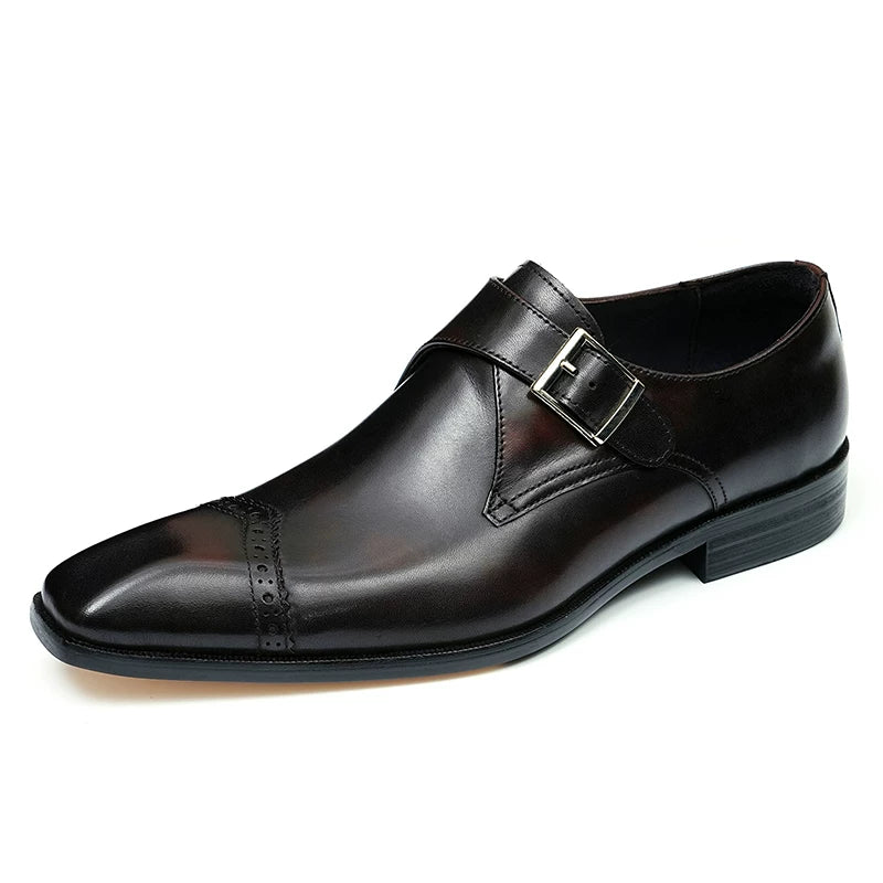 Men's Genuine Leather Leather Shoes, British Style, Business