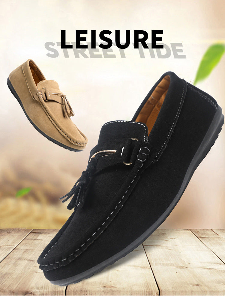 Spring autum social casual shoes trendy shoes beanie shoes men's lazy shoes loafers slip-on men's sh 7
