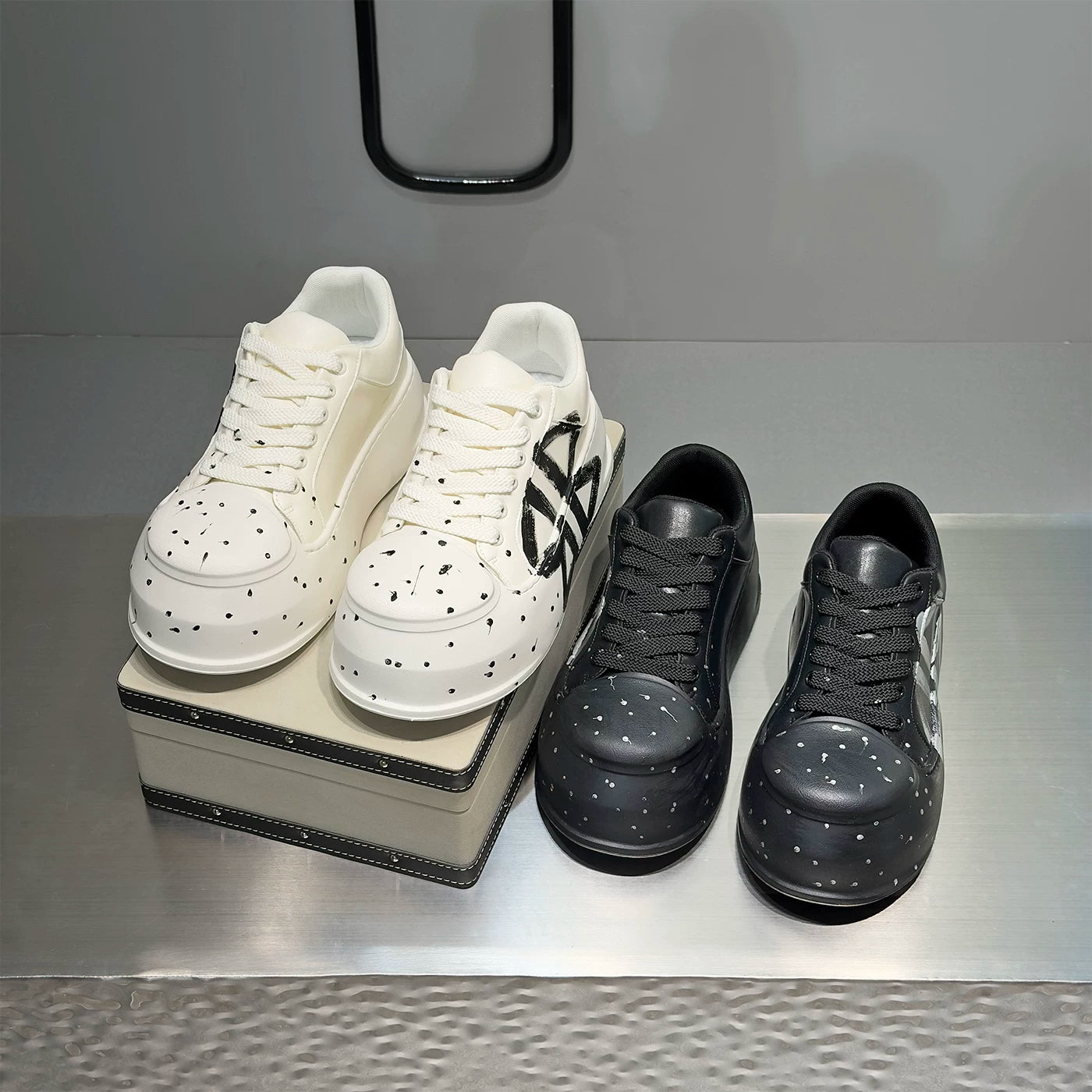 Men's Height-Increasing Platform Big-Toe Trendy Skate Shoes 2026 New