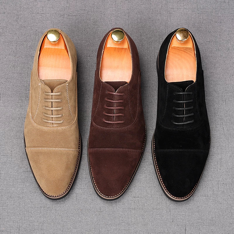 Men's Derby Shoes, Height Increasing, Pointed Toe