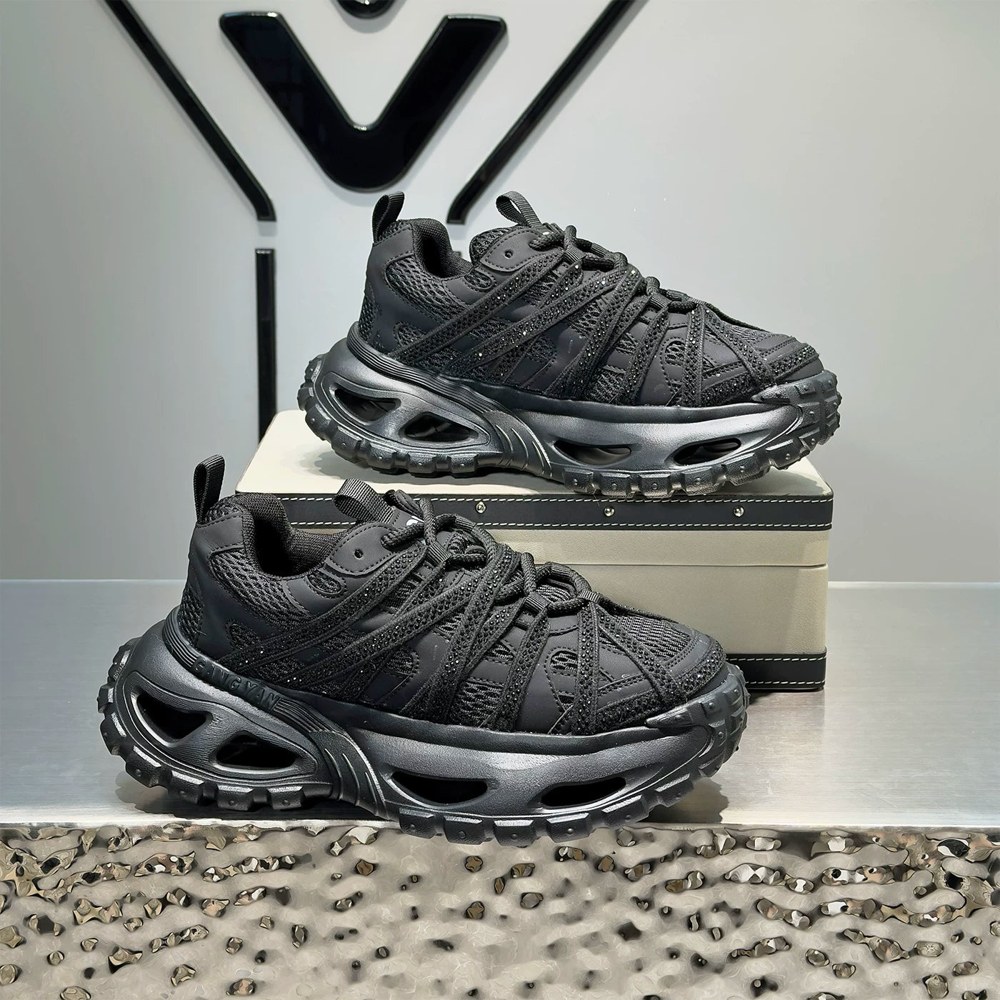 Men's Platform Trendy Chunky Dad Sneakers 2026 Summer New