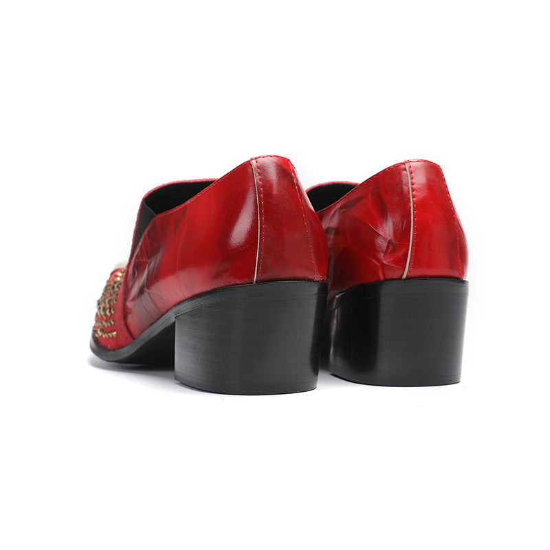 European men's shoes, Korean style trendy personalized rhinestone casual shoes, men's embroidered high-top sneakers, fashionable rhinestone short shoes