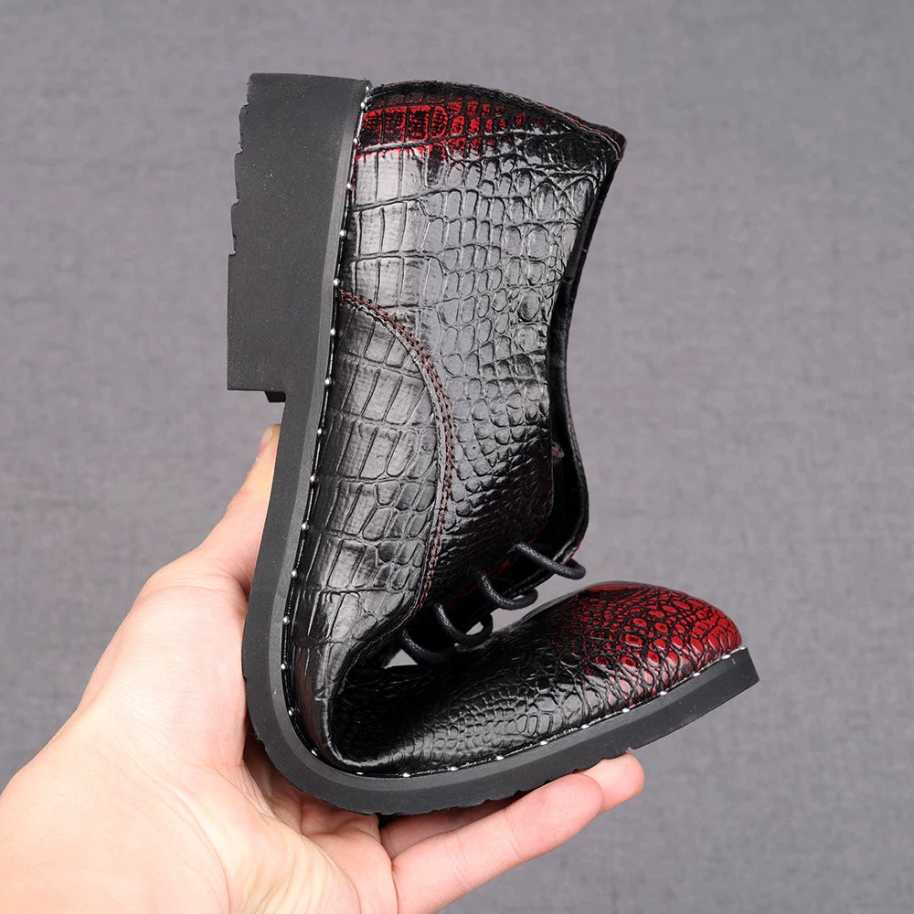 Men's Derby Shoes, Height Increasing, Handmade