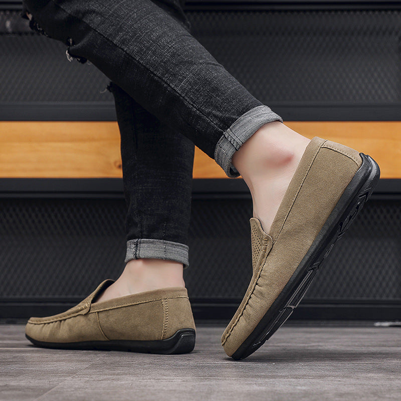 Bean shoes men's breathable cut outcasualtrendy men's shoes slip-on low-top slip-on loafers men's su 3