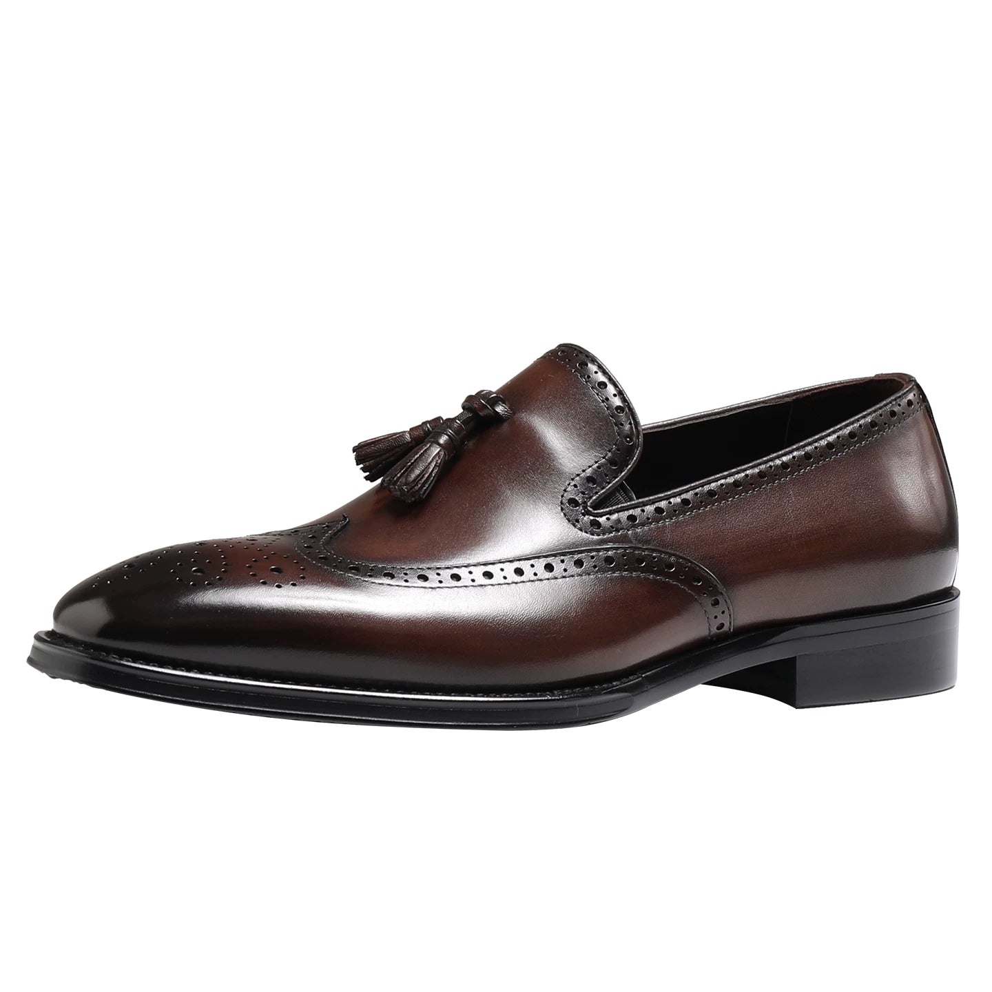 Men's Genuine Leather Loafers, Handmade, Slip-On