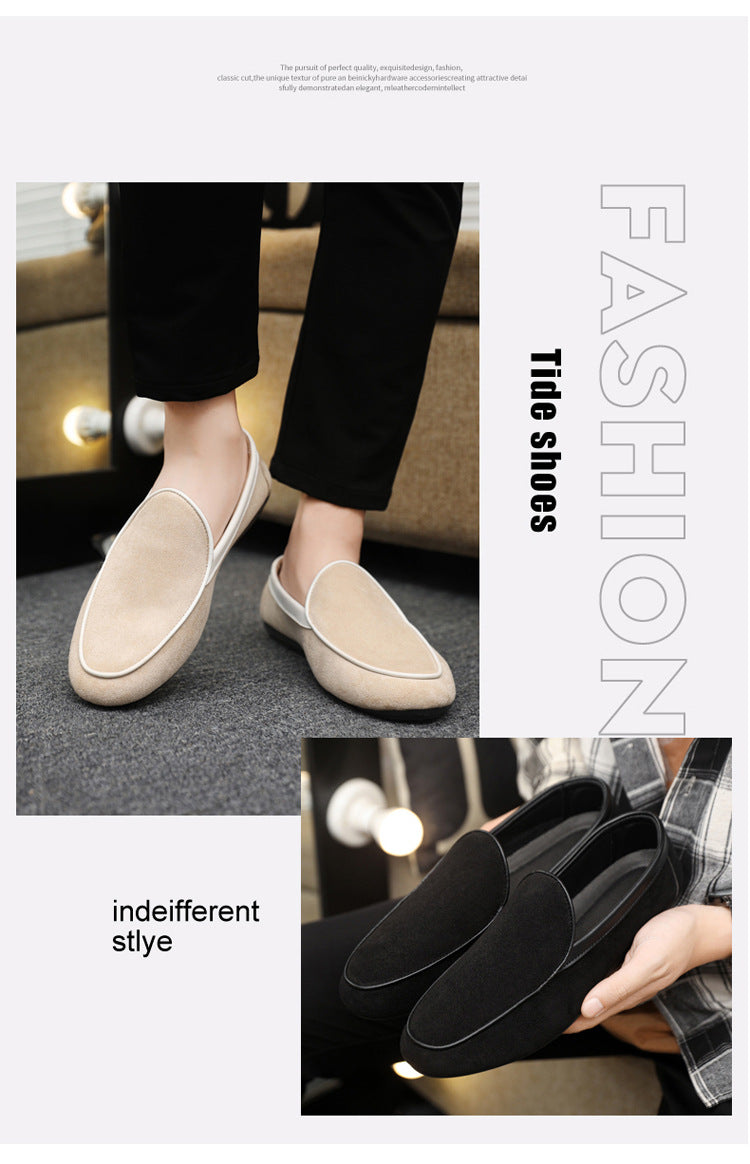 Spring autum social casual shoes trendy shoes beanie shoes men's lazy shoes loafers slip-on men's sh 9