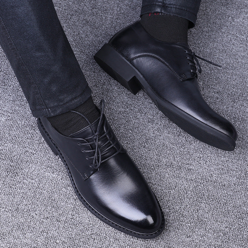 Men's Formal Leather Shoes with Hidden Height Increase 4