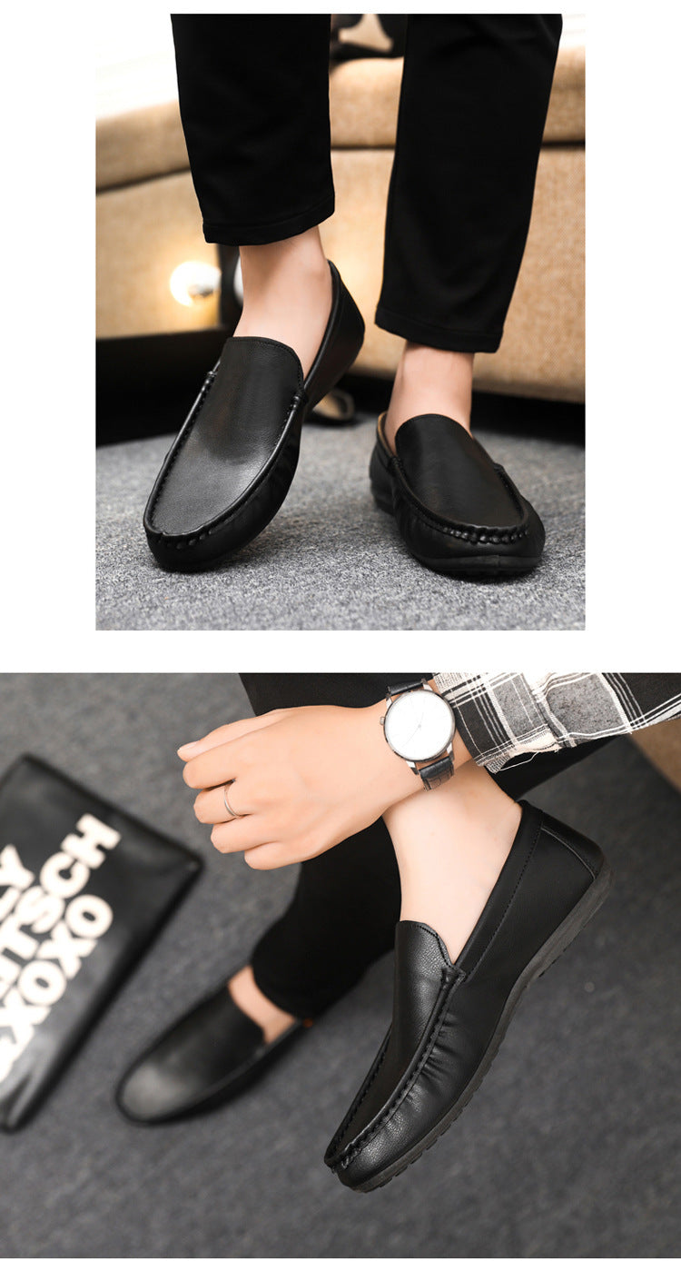 Spring autum social casual shoes trendy shoes beanie shoes men's lazy shoes loafers slip-on men's sh 16