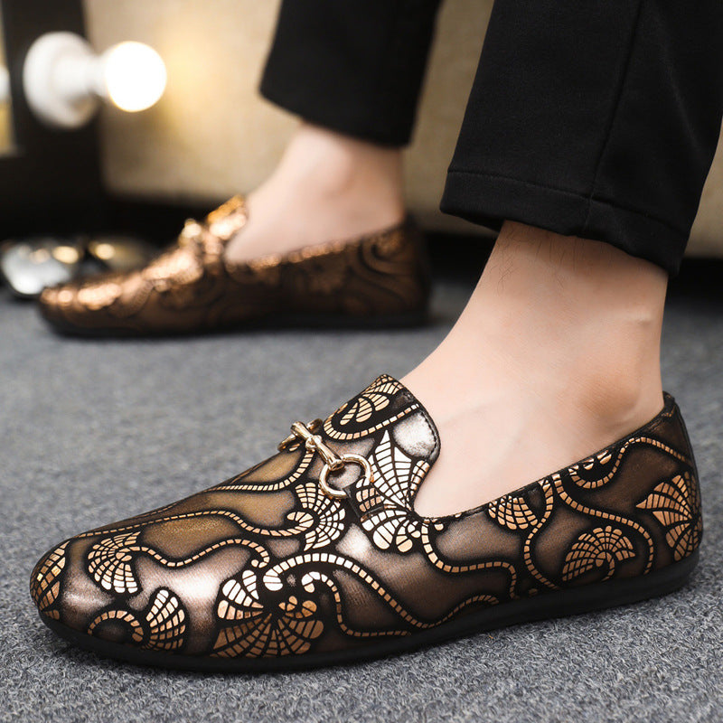 Spring autum social casual shoes trendy shoes beanie shoes men's lazy shoes loafers slip-on men's sh 1