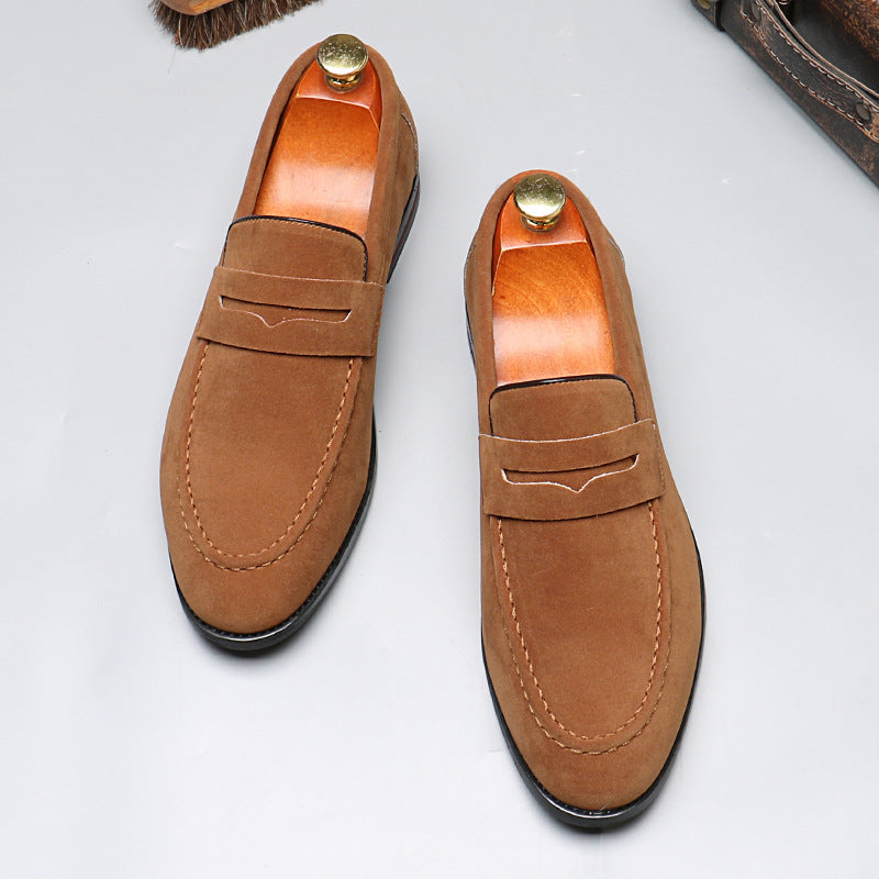 206-2 Solid color loafers British versatile loafers one-pedal casual beanie shoes cross-border 6