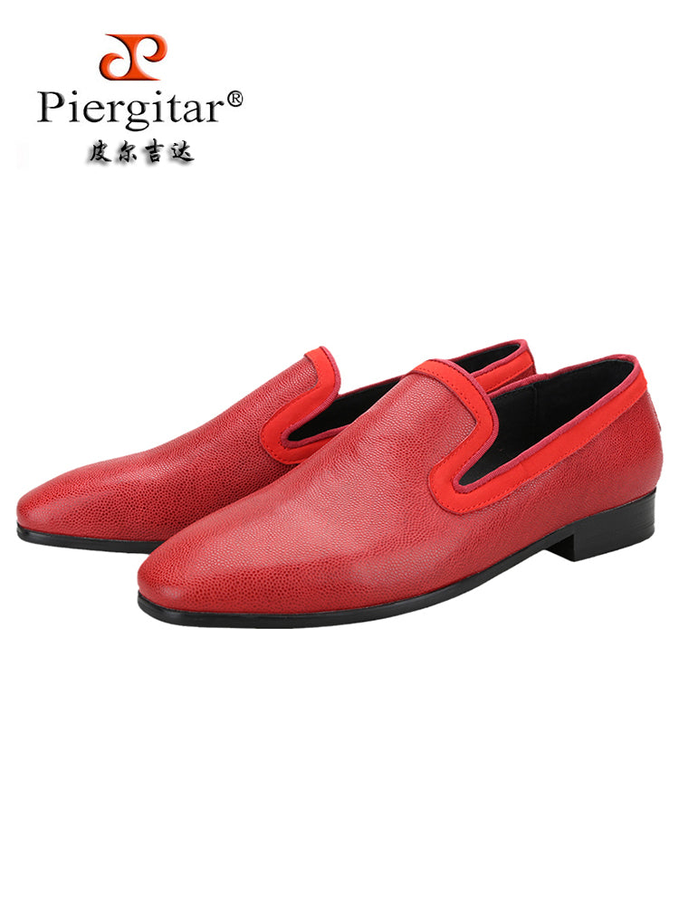 European and American trendy men's genuine leather loafers for banquets and parties, low-cut shoes, hairstylists' favorite slip-on trendy shoes