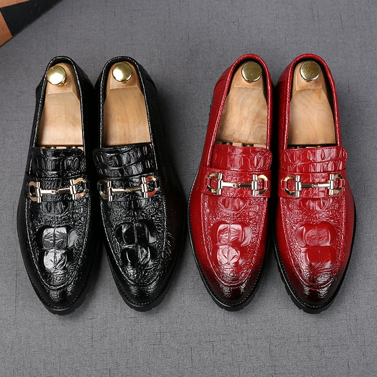 Men's Loafers, Height Increasing, Pointed Toe
