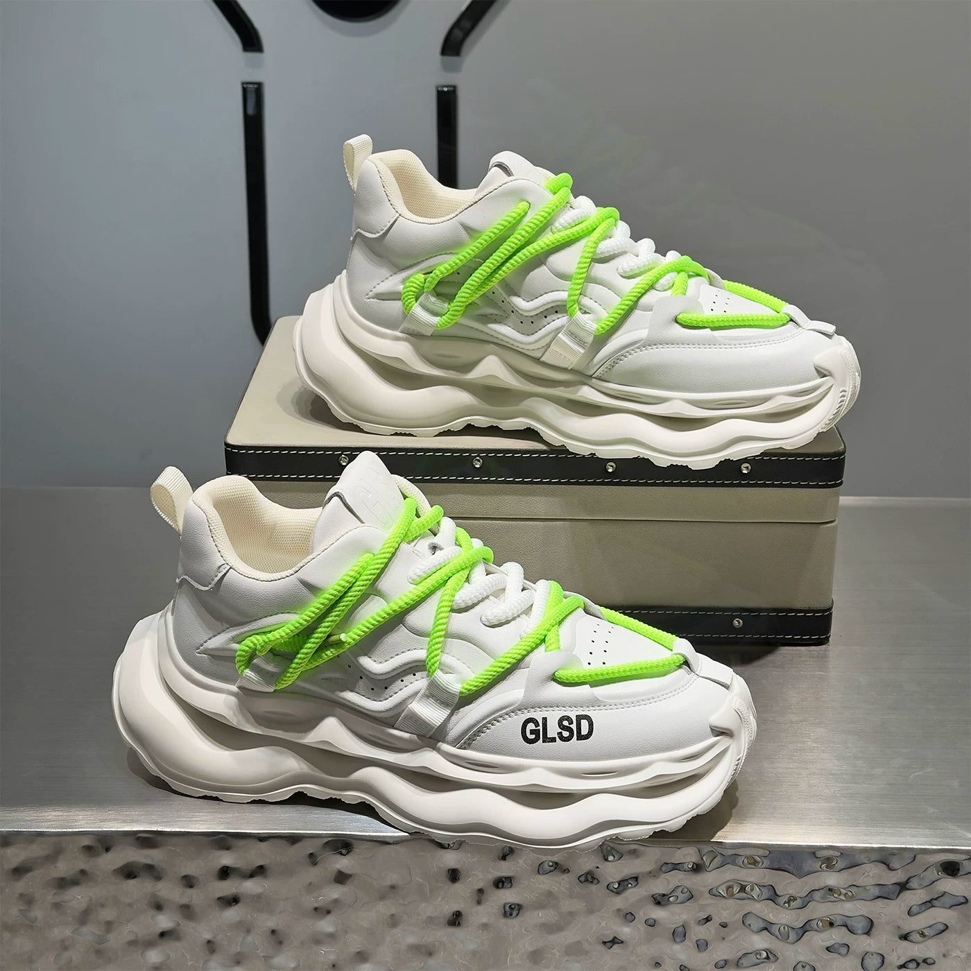 Men's Platform Chunky Dad Sneakers 2026 Summer New