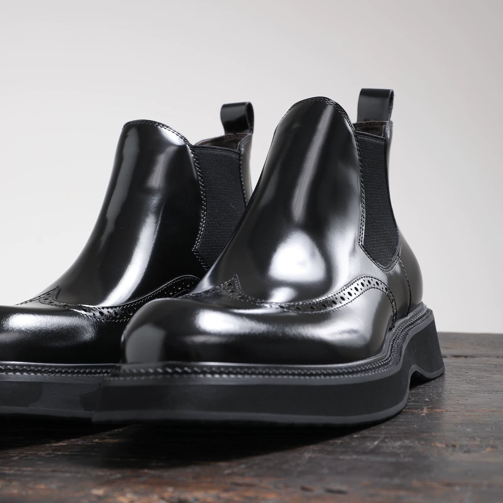 Men's Genuine Leather Martin Boots, Handmade, Business