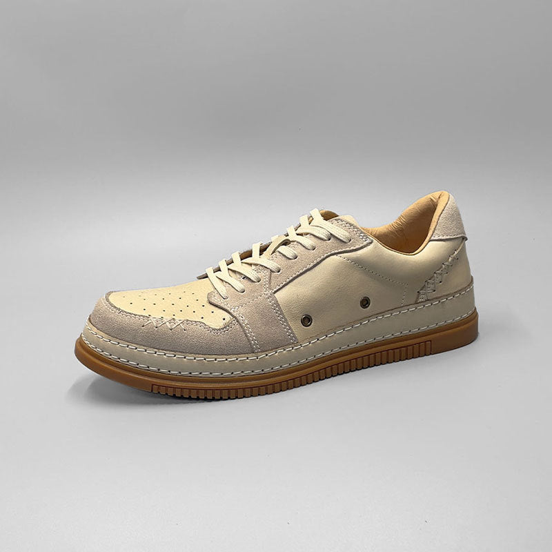 Aries guangzhou handmade shoes genuine leather first layer cowhide fashionfashiontrendyeasiest for matchmenniche style sneakers trendy shoes