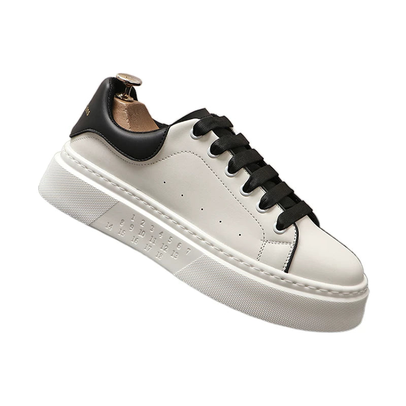 Men's Breathable Mesh White Skate Sneakers Casual 2025 Summer New