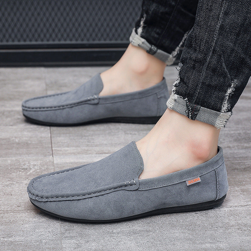 Bean shoes men's springnew arrival men's shoes casual breathable driving flats loafers one-leg loafe 1