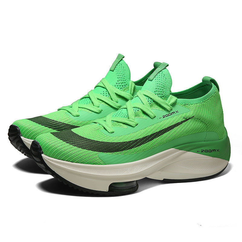 Export shoes men's trendy 2026 summernew arrival flying woven men shoes couple running sports mens shoes