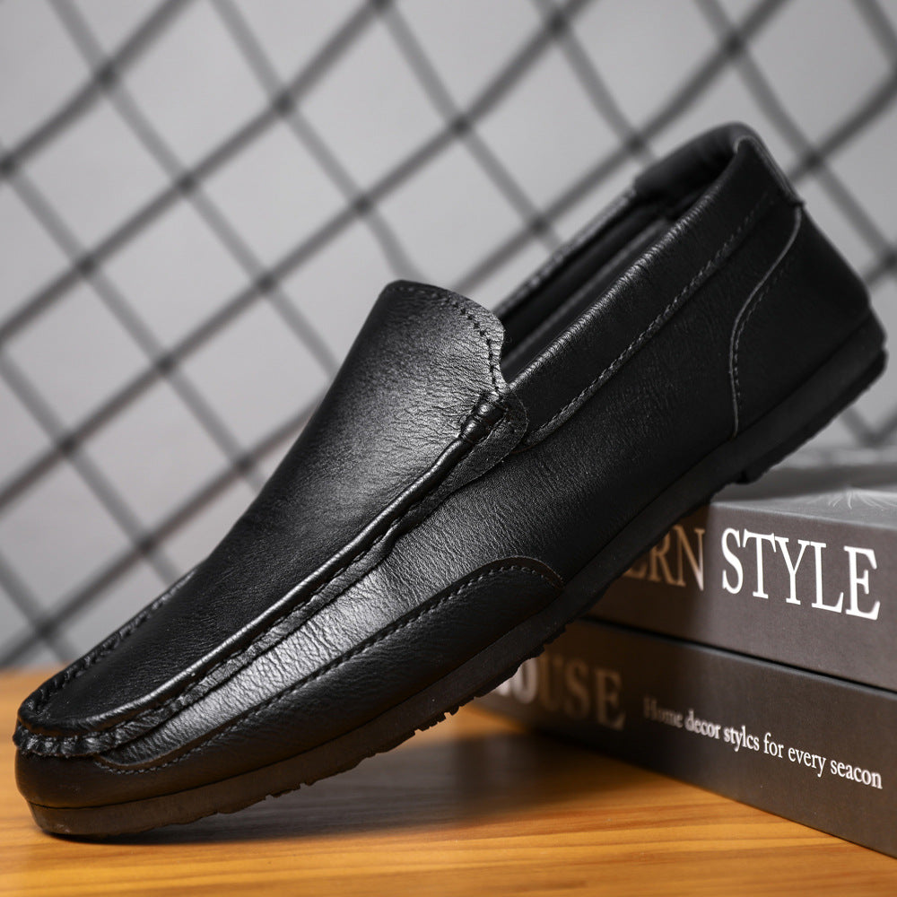 Men's Leather Loafers, British Style, Style 5239