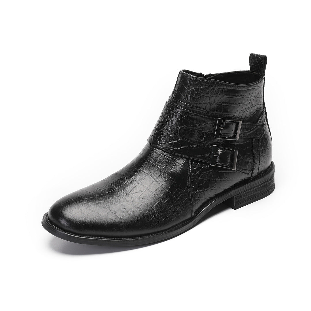 Men's Leather Chelsea Boots – Business, British Style – Style 31