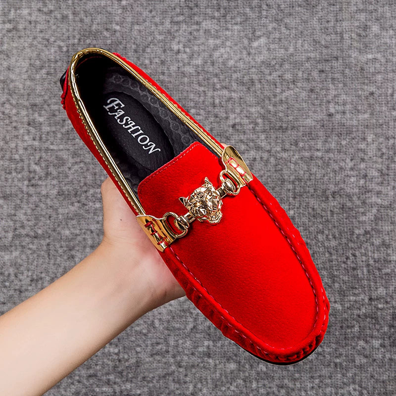 Men's Genuine Leather Loafers, Suede