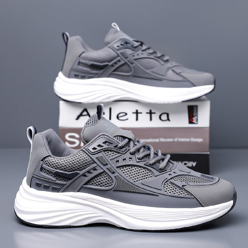 Factory direct: plus-size men's spring shoes for cross-border e-commerce - 2026 new styles: student running shoes, athletic shoes, casual dad shoes, trendy sneakers