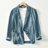 Blazer Linen Marco TNV - No.14 (BLUE)