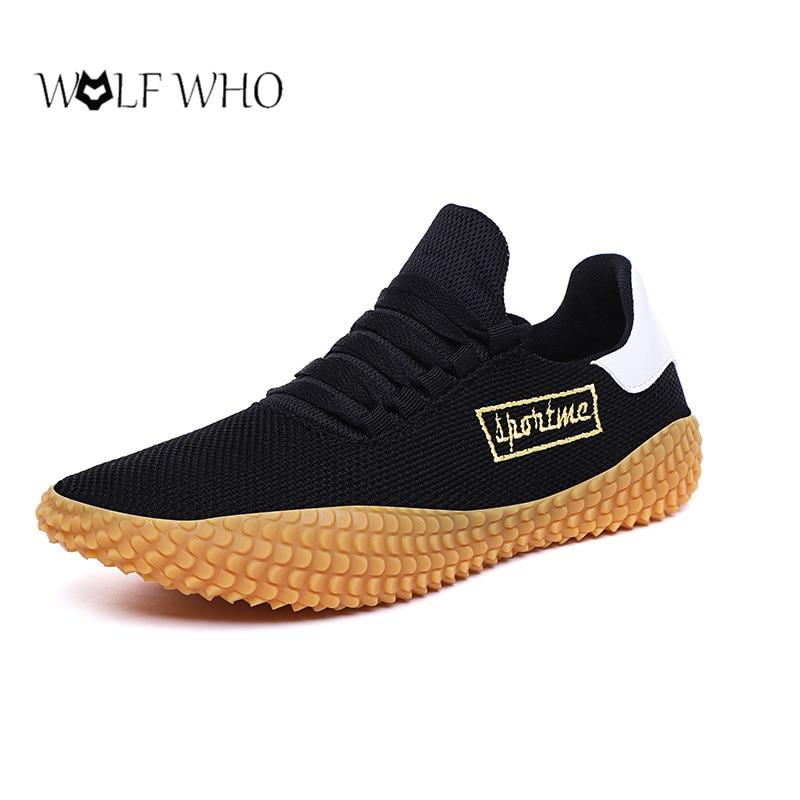 Men's Red Mesh Sneakers