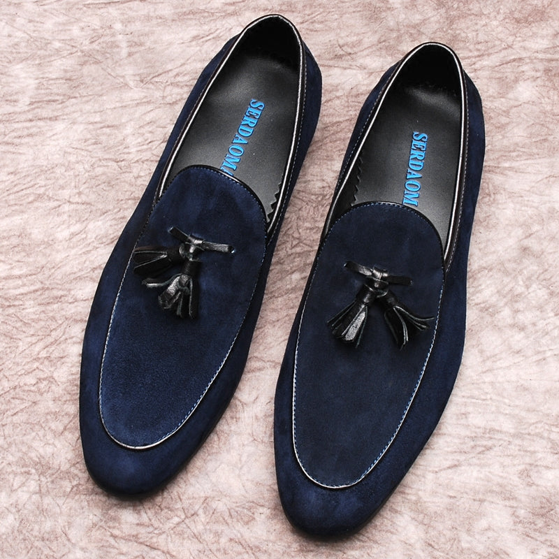 Men's Loafers, Slip-On, British Style