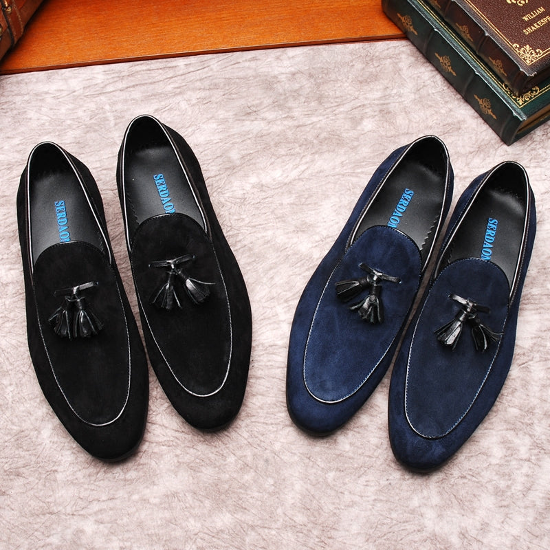 Men's Loafers, Slip-On, British Style