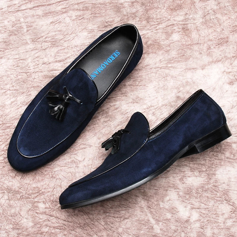 Men's Loafers, Slip-On, British Style