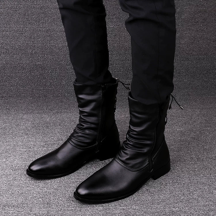 Men's Martin Boots, Height Increasing, British Style