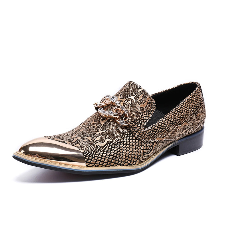 Men's Leather Casual Shoes – Pointed Toe, Breathable – Style 26