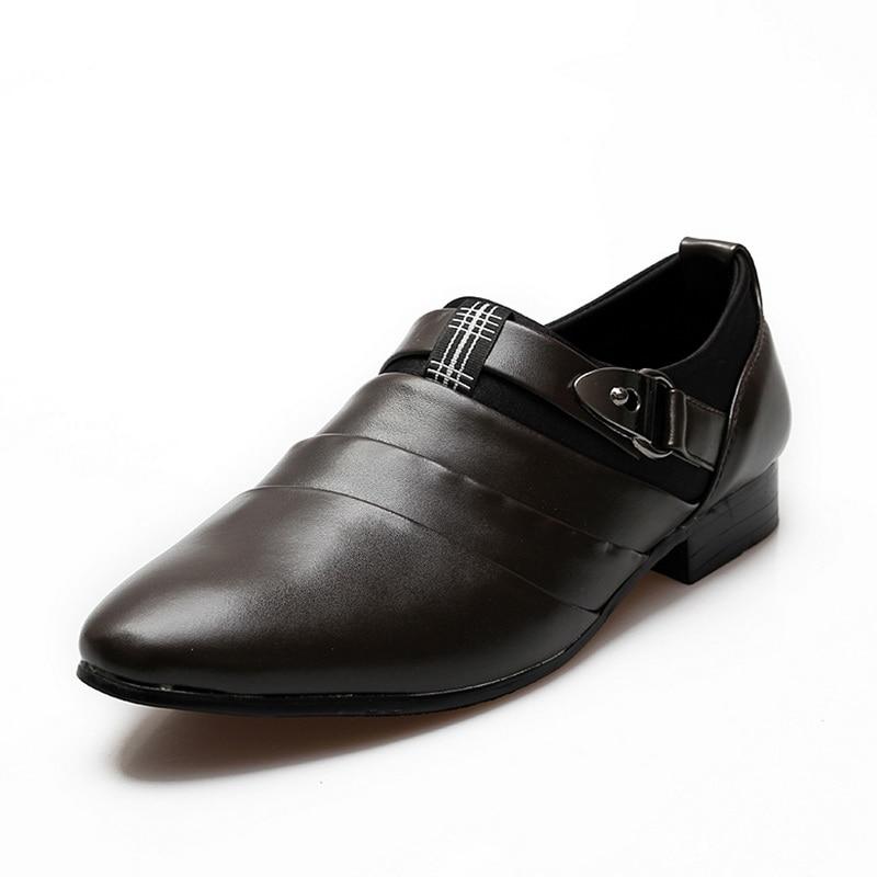 Men's Black Oxford Formal Shoes – Pointed Toe, Business