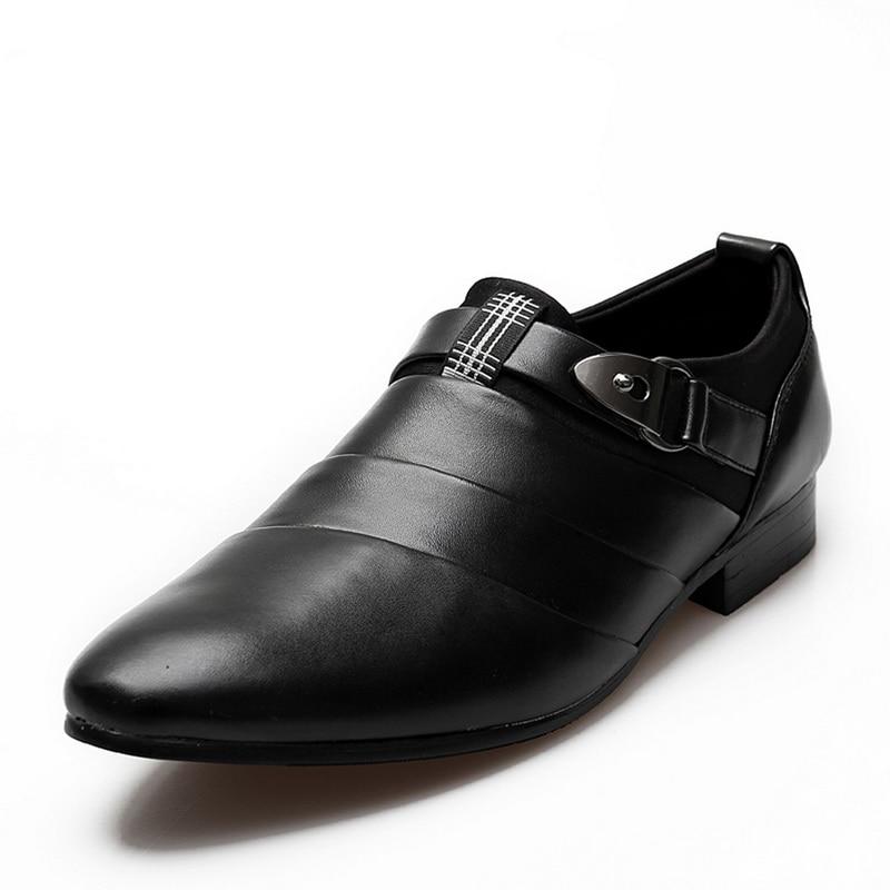 Men's Black Oxford Formal Shoes – Pointed Toe, Business