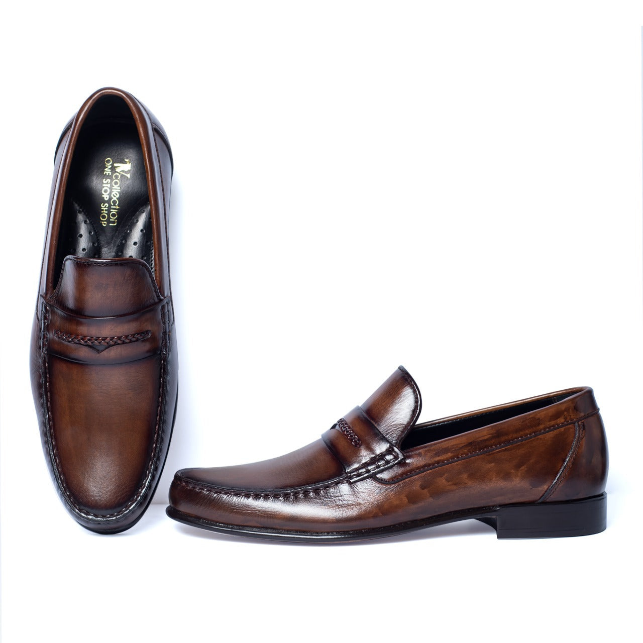 Men's Genuine Leather Shoes, Style 0247
