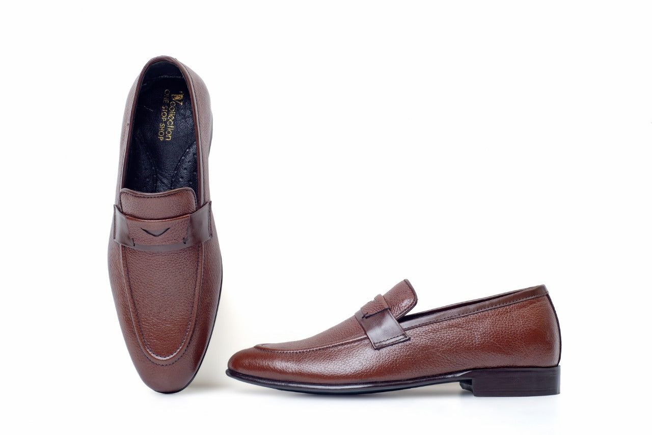 Men's Brown Leather Shoes, Style 9495