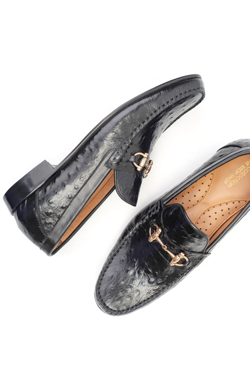 Men's Black Leather Formal Shoes, Style 9911