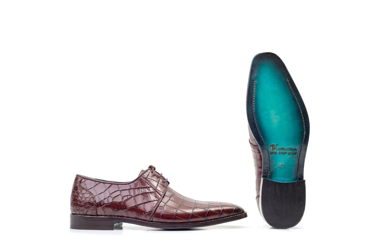 Men's Genuine Leather Formal Shoes, Style 6055