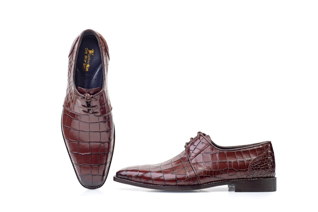 Men's Genuine Leather Formal Shoes, Style 6055